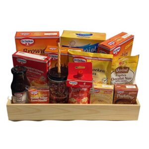 Geschenkmand Bakproducten