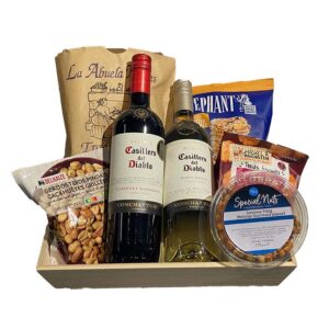 Geschenkmand Wijn